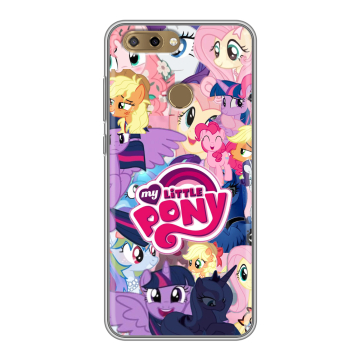 Силиконовый чехол на ZTE Blade V9 Vita с принтом My little pony Дружба чудо