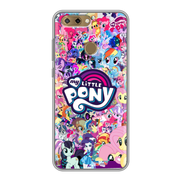 Силиконовый чехол на ZTE Blade V9 Vita с принтом My little pony Дружба чудо