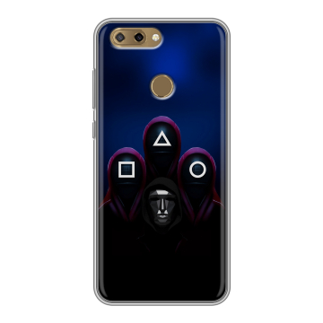 Силиконовый чехол на ZTE Blade V9 Vita с принтом Игра Кальмара