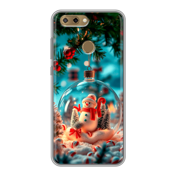 Силиконовый чехол на ZTE Blade V9 Vita с принтом Новый год