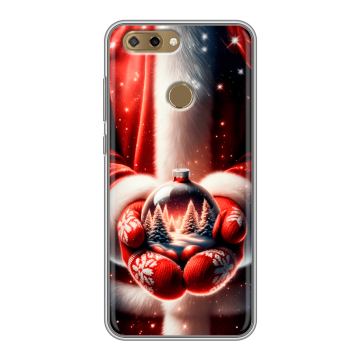 Силиконовый чехол на ZTE Blade V9 Vita с принтом Новый год