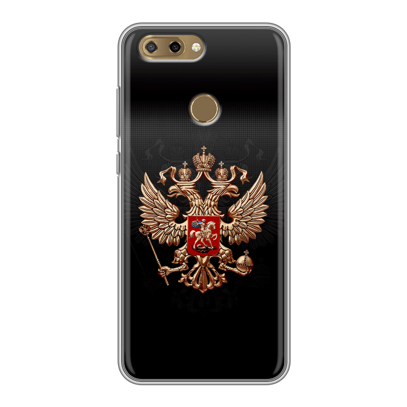 Силиконовый чехол на ZTE Blade V9 Vita с принтом Герб России Силиконовый чехол на ZTE Blade V9 Vita с принтом Герб России