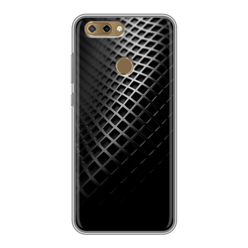 Силиконовый чехол на ZTE Blade V9 Vita с принтом Текстура металла Силиконовый чехол на ZTE Blade V9 Vita с принтом Текстура металла