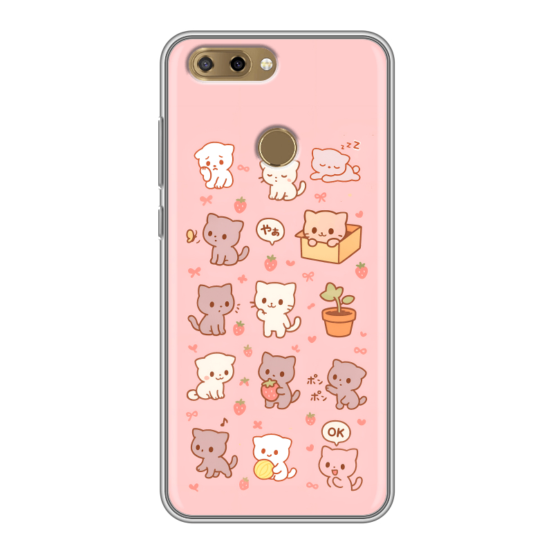 Силиконовый чехол на ZTE Blade V9 Vita с принтом Hello Kitty Хелоу Кити Силиконовый чехол на ZTE Blade V9 Vita с принтом Hello Kitty Хелоу Кити