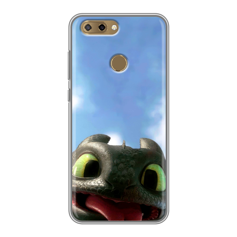Силиконовый чехол на ZTE Blade V9 Vita с принтом Как приручить дракона Силиконовый чехол на ZTE Blade V9 Vita с принтом Как приручить дракона