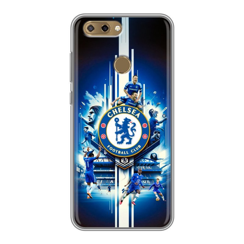 Силиконовый чехол на ZTE Blade V9 Vita с принтом Chelsea Челси Силиконовый чехол на ZTE Blade V9 Vita с принтом Chelsea Челси