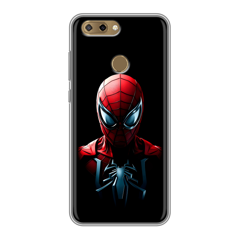 Силиконовый чехол на ZTE Blade V9 Vita с принтом Spiderman Человек паук Силиконовый чехол на ZTE Blade V9 Vita с принтом Spiderman Человек паук