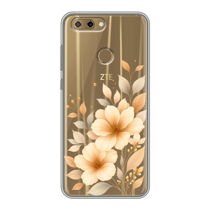 Силиконовый чехол на ZTE Blade V9 Vita с принтом для девушки Силиконовый чехол на ZTE Blade V9 Vita с принтом для девушки