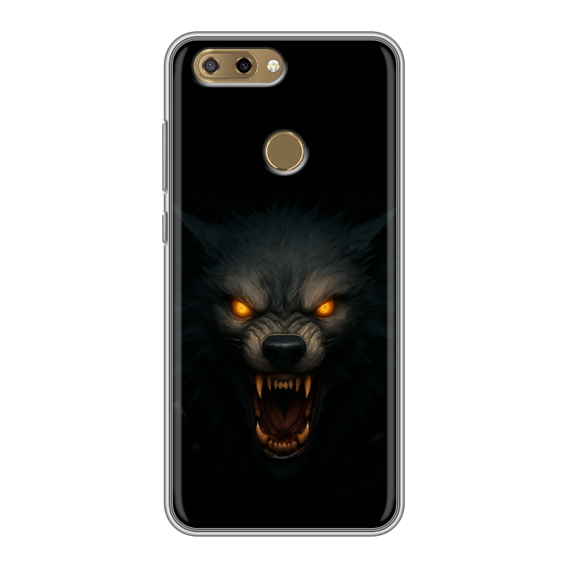 Силиконовый чехол на ZTE Blade V9 Vita с принтом Волк Силиконовый чехол на ZTE Blade V9 Vita с принтом Волк