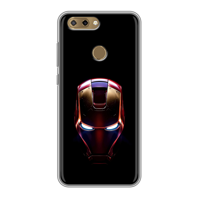 Силиконовый чехол на ZTE Blade V9 Vita с принтом IronMan Железный человек Силиконовый чехол на ZTE Blade V9 Vita с принтом IronMan Железный человек