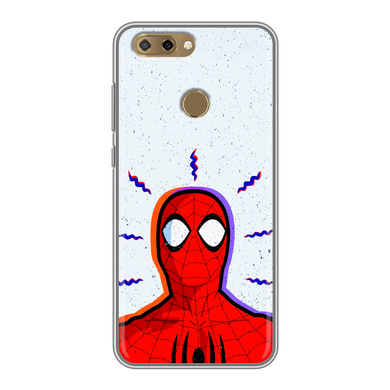 Силиконовый чехол на ZTE Blade V9 Vita с принтом Spiderman Человек паук Силиконовый чехол на ZTE Blade V9 Vita с принтом Spiderman Человек паук
