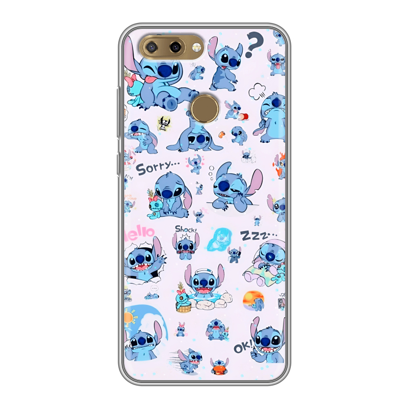 Силиконовый чехол на ZTE Blade V9 Vita с принтом Лило и Стич Силиконовый чехол на ZTE Blade V9 Vita с принтом Лило и Стич