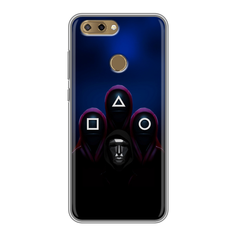 Силиконовый чехол на ZTE Blade V9 Vita с принтом Игра Кальмара Силиконовый чехол на ZTE Blade V9 Vita с принтом Игра Кальмара