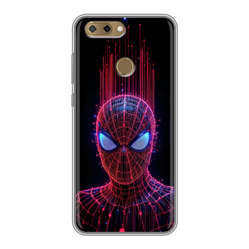 Силиконовый чехол на ZTE Blade V9 Vita с принтом Spiderman Человек паук Силиконовый чехол на ZTE Blade V9 Vita с принтом Spiderman Человек паук