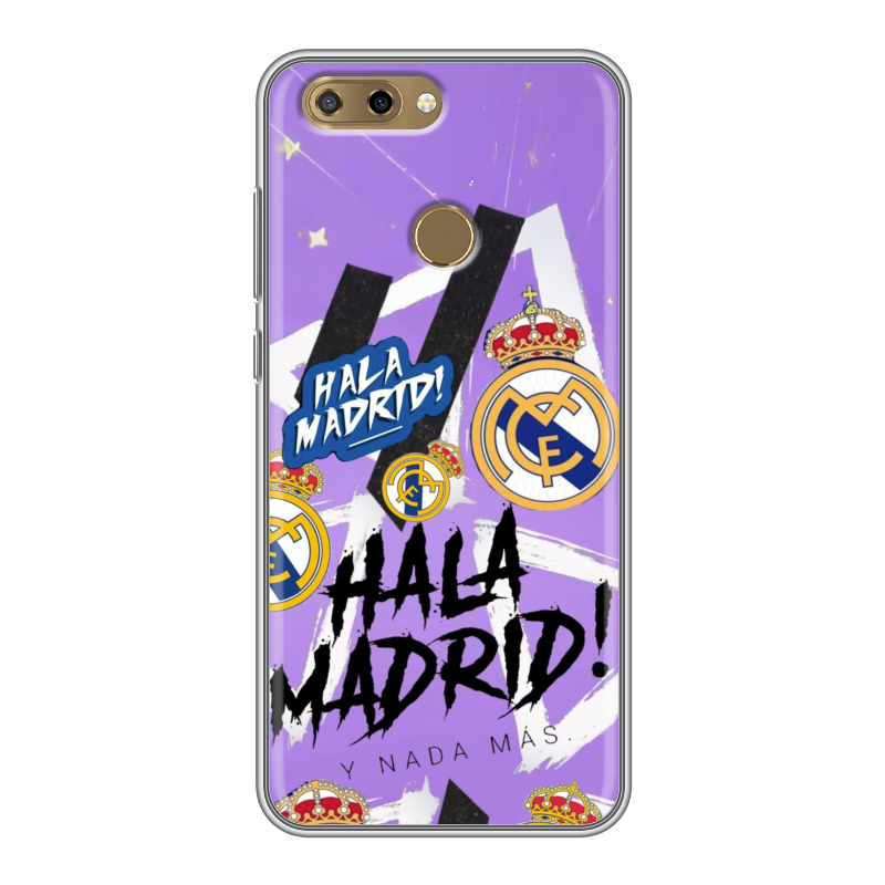 Силиконовый чехол на ZTE Blade V9 Vita с принтом Real Madrid Реал Мадрид Силиконовый чехол на ZTE Blade V9 Vita с принтом Real Madrid Реал Мадрид