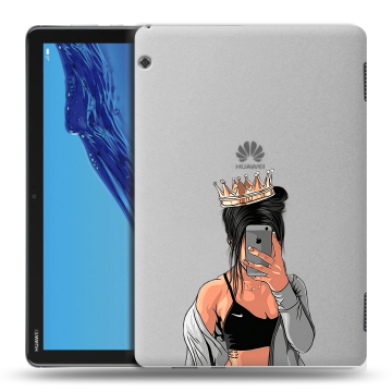 Силиконовый противоударный чехол на планшета Huawei MediaPad T5 с принтом Женские принты Силиконовый противоударный чехол на планшета Huawei MediaPad T5 с принтом Женские принты