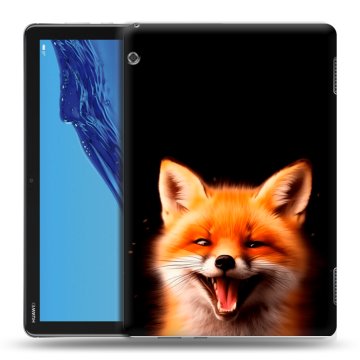 Силиконовый противоударный чехол на планшета Huawei MediaPad T5 с принтом Лиса Силиконовый противоударный чехол на планшета Huawei MediaPad T5 с принтом Лиса