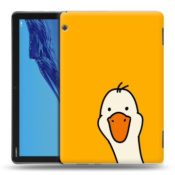 Силиконовый противоударный чехол на планшета Huawei MediaPad T5 с принтом Утка Силиконовый противоударный чехол на планшета Huawei MediaPad T5 с принтом Утка