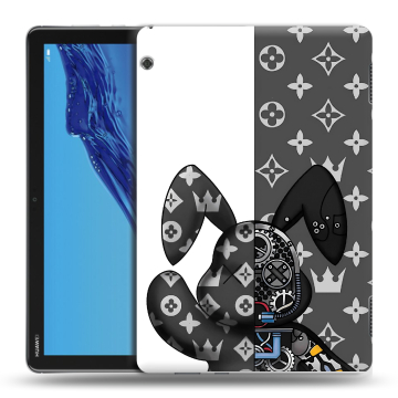 Силиконовый противоударный чехол на планшета Huawei MediaPad T5 с принтом Луи робот