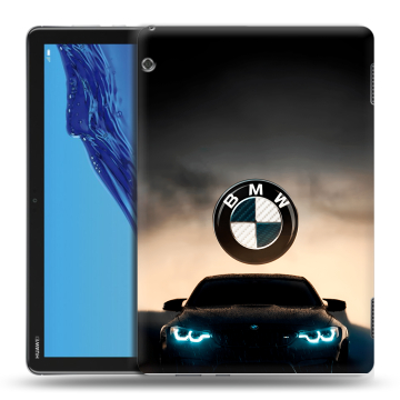 Силиконовый противоударный чехол на Huawei MediaPad T5 с принтом БМВ BMW Силиконовый противоударный чехол на Huawei MediaPad T5 с принтом БМВ BMW