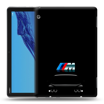 Силиконовый противоударный чехол на Huawei MediaPad T5 с принтом БМВ BMW Силиконовый противоударный чехол на Huawei MediaPad T5 с принтом БМВ BMW