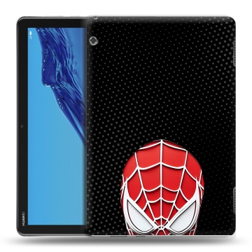 Силиконовый противоударный чехол на Huawei MediaPad T5 с принтом человек паук spiderman