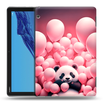 Силиконовый противоударный чехол на Huawei MediaPad T5 с принтом Панда