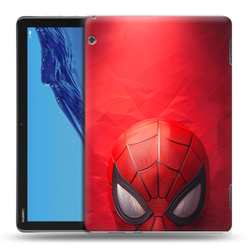 Силиконовый противоударный чехол на Huawei MediaPad T5 с принтом Spiderman Человек паук