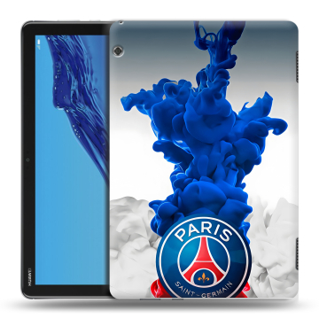 Силиконовый противоударный чехол на Huawei MediaPad T5 с принтом PSG ПСЖ