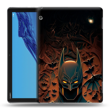 Силиконовый противоударный чехол на Huawei MediaPad T5 с принтом Batman Бэтмен