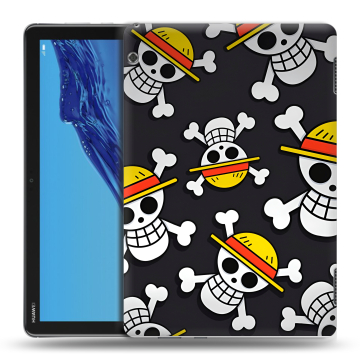 Силиконовый противоударный чехол на Huawei MediaPad T5 с принтом One Piece Ван Пис