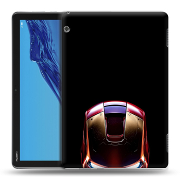 Силиконовый противоударный чехол на Huawei MediaPad T5 с принтом IronMan Железный человек