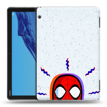 Силиконовый противоударный чехол на Huawei MediaPad T5 с принтом Spiderman Человек паук