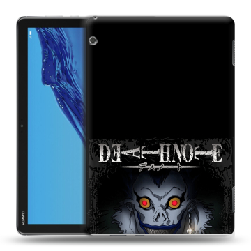 Силиконовый противоударный чехол на Huawei MediaPad T5 с принтом Death note Тетрадь смерти