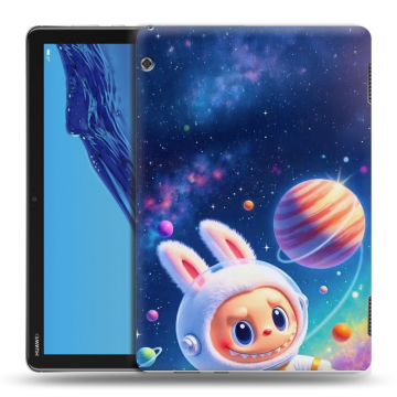 Силиконовый противоударный чехол на Huawei MediaPad T5 с принтом Labubu Лабубу
