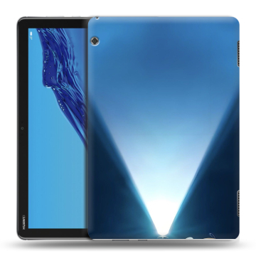 Силиконовый противоударный чехол на Huawei MediaPad T5 с принтом Миньоны
