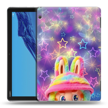 Силиконовый противоударный чехол на Huawei MediaPad T5 с принтом Labubu Лабубу