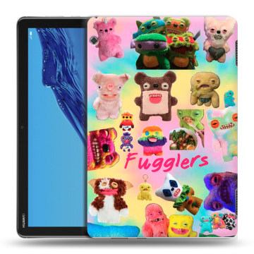 Силиконовый противоударный чехол на Huawei MediaPad T5 с принтом Флагер Fuggler