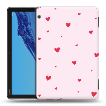 Силиконовый противоударный чехол на Huawei MediaPad T5 с принтом для девочек