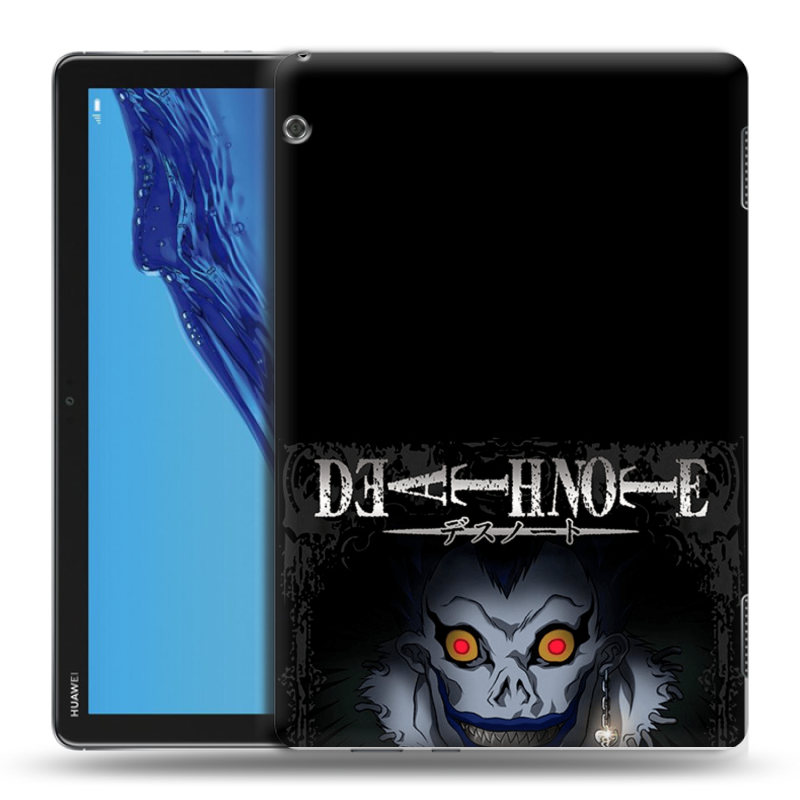 Силиконовый противоударный чехол на Huawei MediaPad T5 с принтом Death note Тетрадь смерти Силиконовый противоударный чехол на Huawei MediaPad T5 с принтом Death note Тетрадь смерти