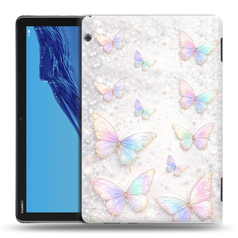 Силиконовый противоударный чехол на планшета Huawei MediaPad T5 с принтом женский Силиконовый противоударный чехол на планшета Huawei MediaPad T5 с принтом женский