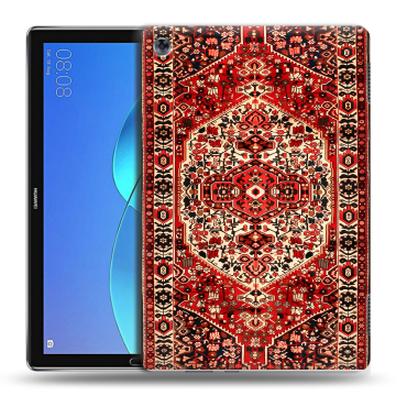 Силиконовый чехол на Huawei MediaPad M5 Lite с принтом Ковер