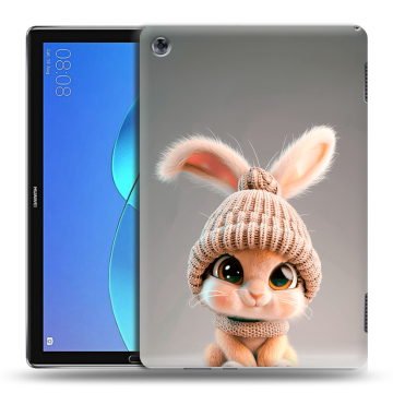 Силиконовый чехол на Huawei MediaPad M5 Lite с принтом Кролик