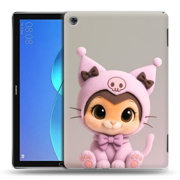 Силиконовый чехол на Huawei MediaPad M5 Lite с принтом Куроми Kuromi 