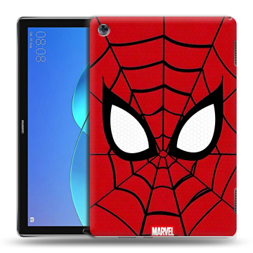 Силиконовый чехол на Huawei MediaPad M5 Lite с принтом человек паук spiderman