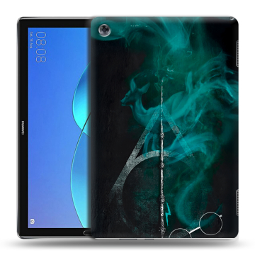 Силиконовый чехол на Huawei MediaPad M5 Lite с принтом Гарри Поттер Harry Potter