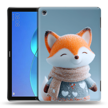 Силиконовый чехол на Huawei MediaPad M5 Lite с принтом Лиса Силиконовый чехол на Huawei MediaPad M5 Lite с принтом Лиса