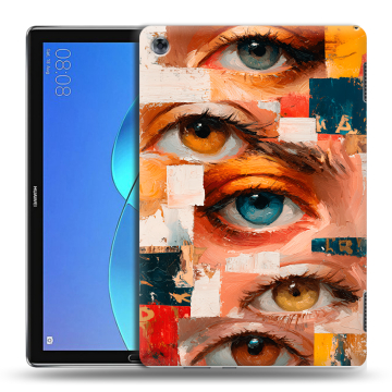 Силиконовый чехол на Huawei MediaPad M5 Lite с принтом Модный принт Силиконовый чехол на Huawei MediaPad M5 Lite с принтом Модный принт
