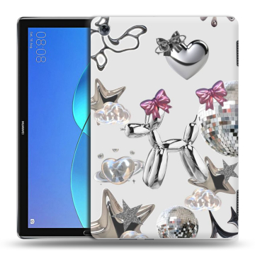 Силиконовый чехол на Huawei MediaPad M5 Lite с принтом Y2K