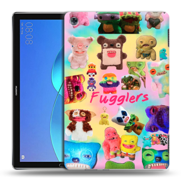Силиконовый чехол на Huawei MediaPad M5 Lite с принтом Флагер Fuggler
